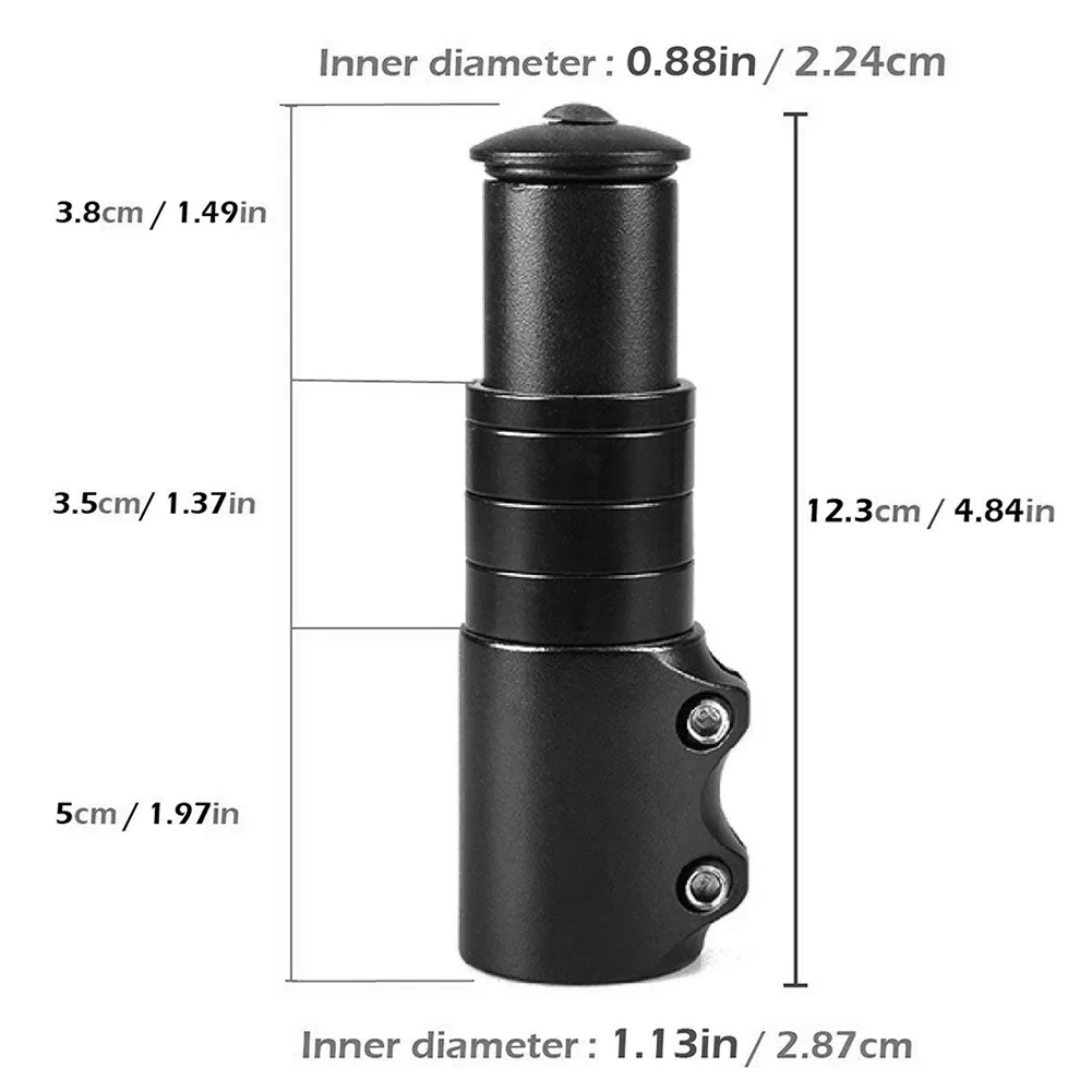 

Bicycle Handlebar Stem Riser Bike Fork Extender Aluminum Alloy Adaptor Adjustable For Head Up Red Mtb Stem Potencia Bicicleta