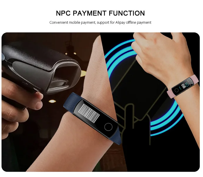 HUAWEI Honor 5 Smart Watch 0.95 Inch Heart Rate Monitor Wristband Magic Sport Bracelet IP68 Waterproof Smartband NFC Payment New |