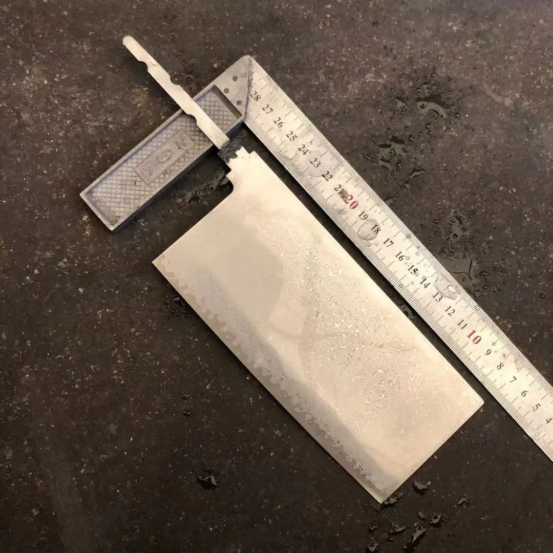 Дамасская сталь китайский Кливер сделай сам чистые лезвия для изготовления