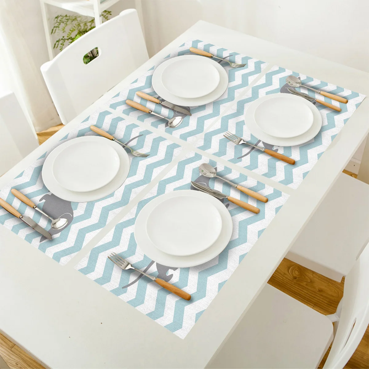 Коврик для стола с рисунком таксы и собаки кухонный декоративный коврик салфетка