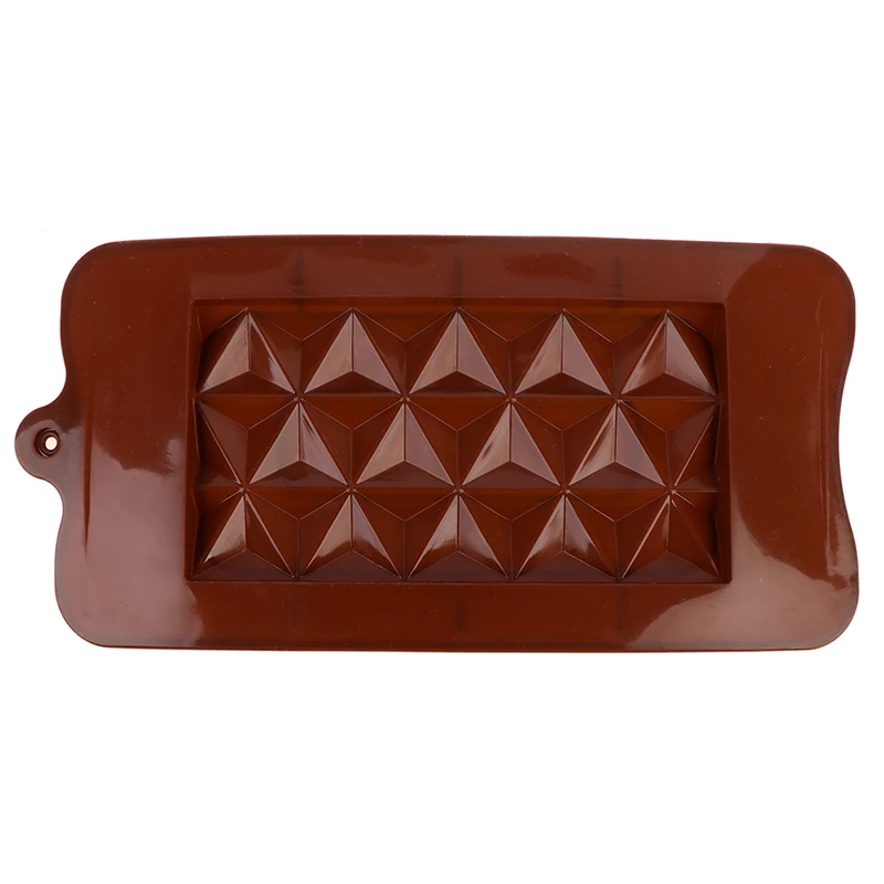 

Силиконовая форма для шоколада, треугольные Инструменты для выпечки, антипригарная силиконовая форма для торта, желейные конфеты, 3D формы «...