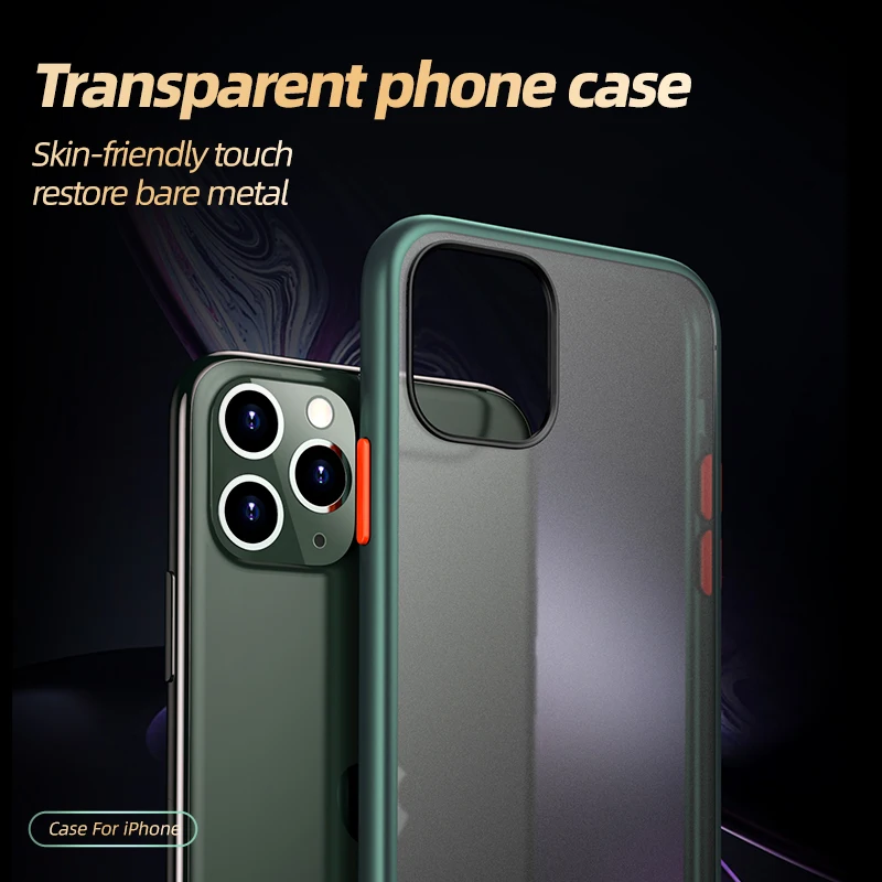 Чехол KUULAA для iPhone 11 Pro Max Роскошный прозрачный защитный чехол телефона i Phone ProMax