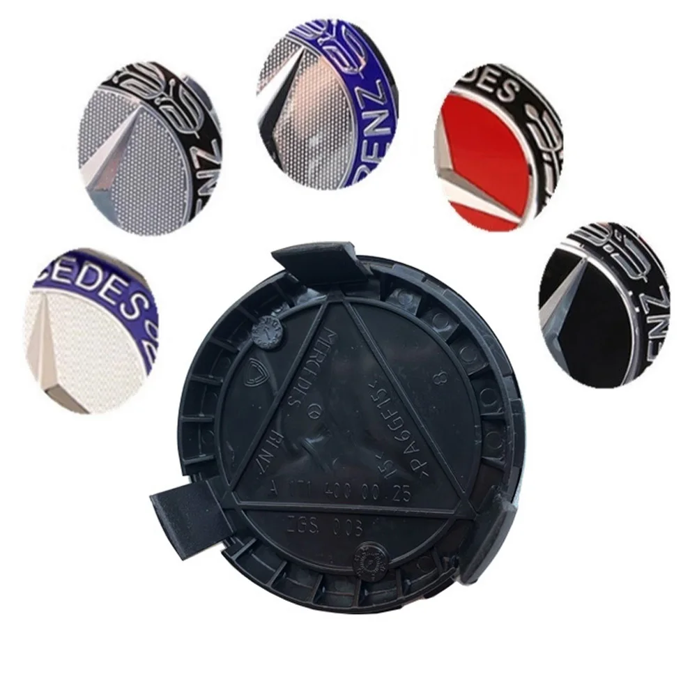 Значок на колпачок ступицы колеса 20 шт./лот 75 мм Эмблема для Mercedes Benz C180 C200 E200 E260 E300