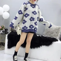 sweater women fall lazy fashion avocado green student korean version of loose knit top 2021 spring and autumn new style hot sale