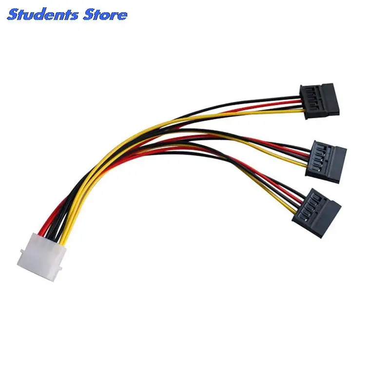 Удлинительный кабель-Сплиттер 1 шт. 4 Pin IDE Molex в 3 серии ATA SATA разъемы для