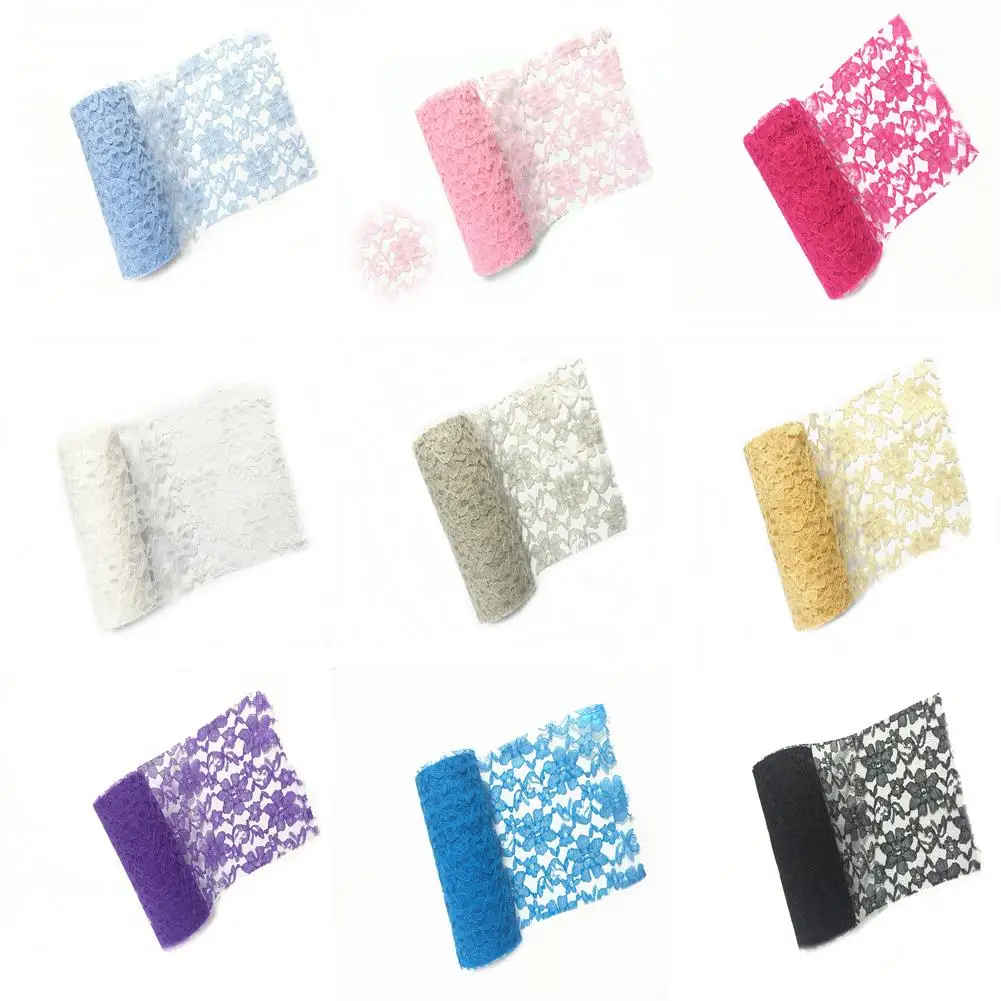 1 ярд, 6 дюймов, плотная кружевная ткань, цветочное украшение, упаковочный материал, «сделай сам», отделка, повязка на голову, шитье, украшение для дома, 10Yc19047