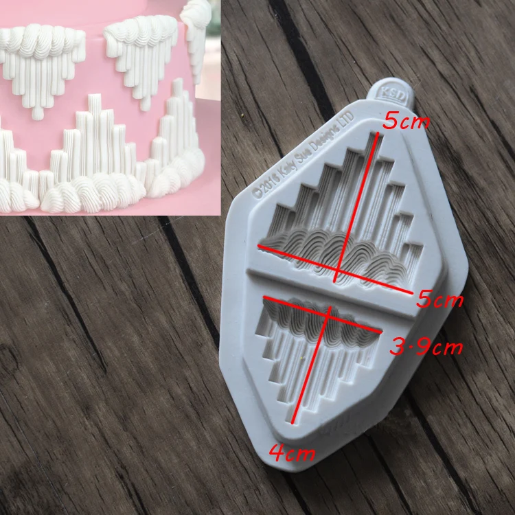 

1pc DIY flowers lace silicone cake mold fondant mold cake decorating tools chocolate gmpaste mould cake moulds FTM1246