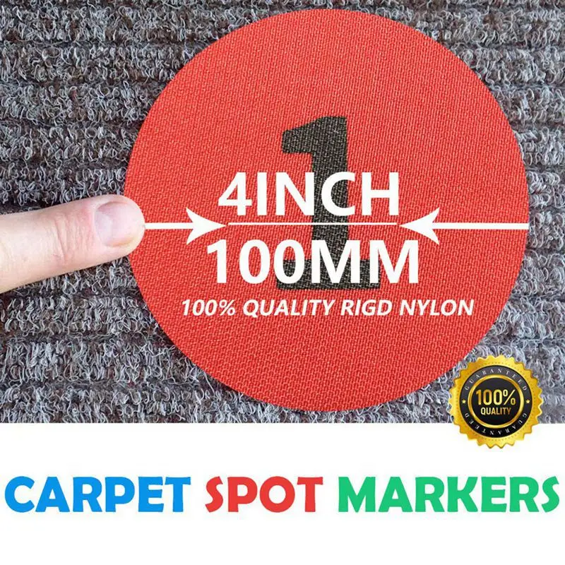 4-дюймовые маркеры для ковров точечные напольные с числами классных классов