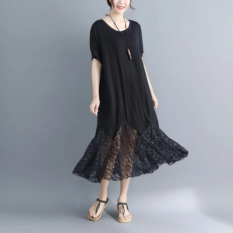 Женское длинное платье большого размера 5XL женское кружевное Элегантное