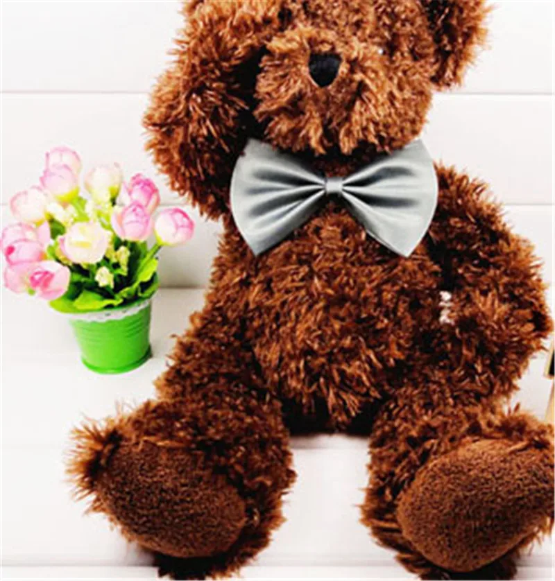 

40 см регулируемый, для собак, кошек, галстук-бабочка щенок шейный галстук для домашних животных с изображением котенка, одежда ошейник ремен...