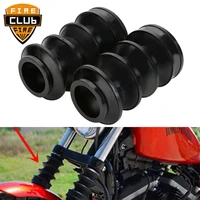 39mm motorcycle rubber front fork boots shock gaiters fork cover fits for harley sportster dyna fx xl 883