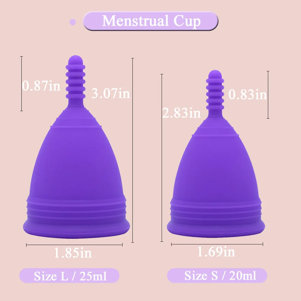 Медицинская силиконовая менструальная чаша женская гигиеническая многоразовая