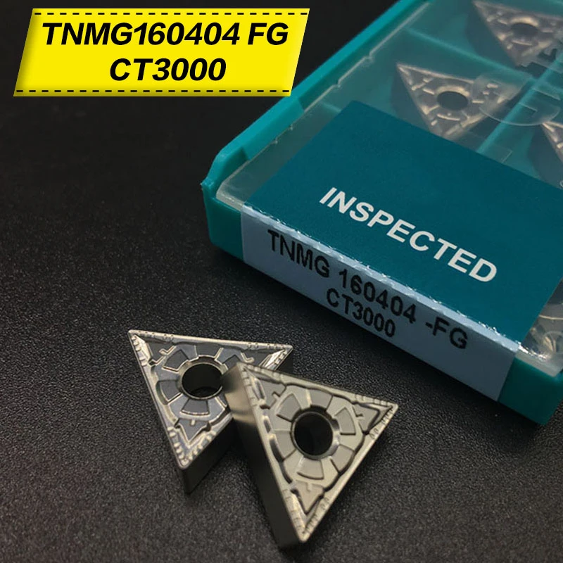 10 шт. Tnmg160404 FG CT3000 внешние токарные инструменты Cermet класса карбида вставки