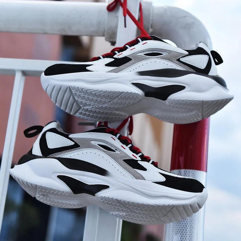 

Кроссовки мужские повседневные, спортивные, белые, 2020