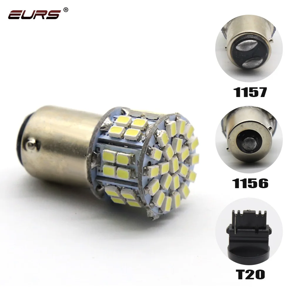 

Супер яркие Автомобильные стоп-сигналы EURS BA15S 1156 P21W 50SMD 1206 12 В 3020 50 светодиодов SMD, поворотники, задние парковочные фонари заднего хода, 20 шт.