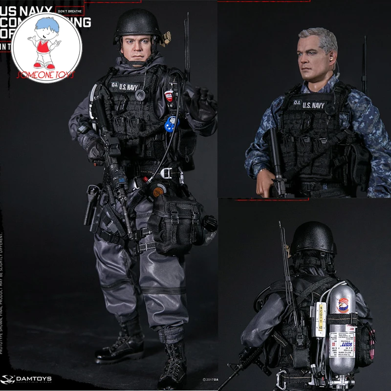 DAM Toys 1/6 командная фигурка командира флота США Solider полный набор для