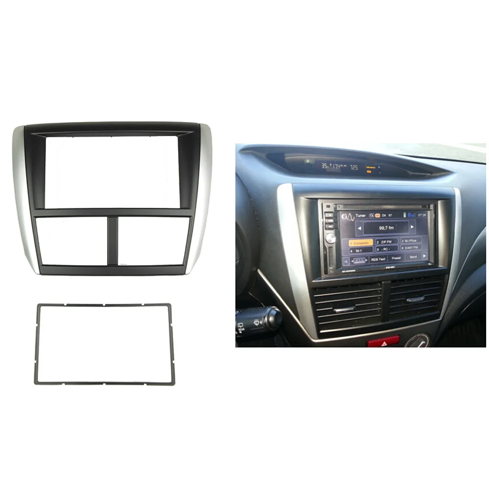 Автомобильная радиоустановка Double Din фасция для Subaru Forester 2008 2012 Impreza 2007 стерео