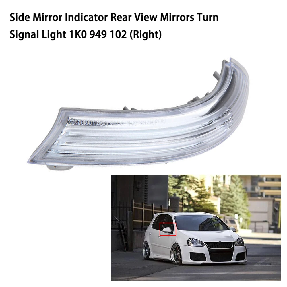 Указатель поворота для бокового зеркала заднего вида GZ.L011 L/R VW GOLF G T I JETTA MK5 1K0 949