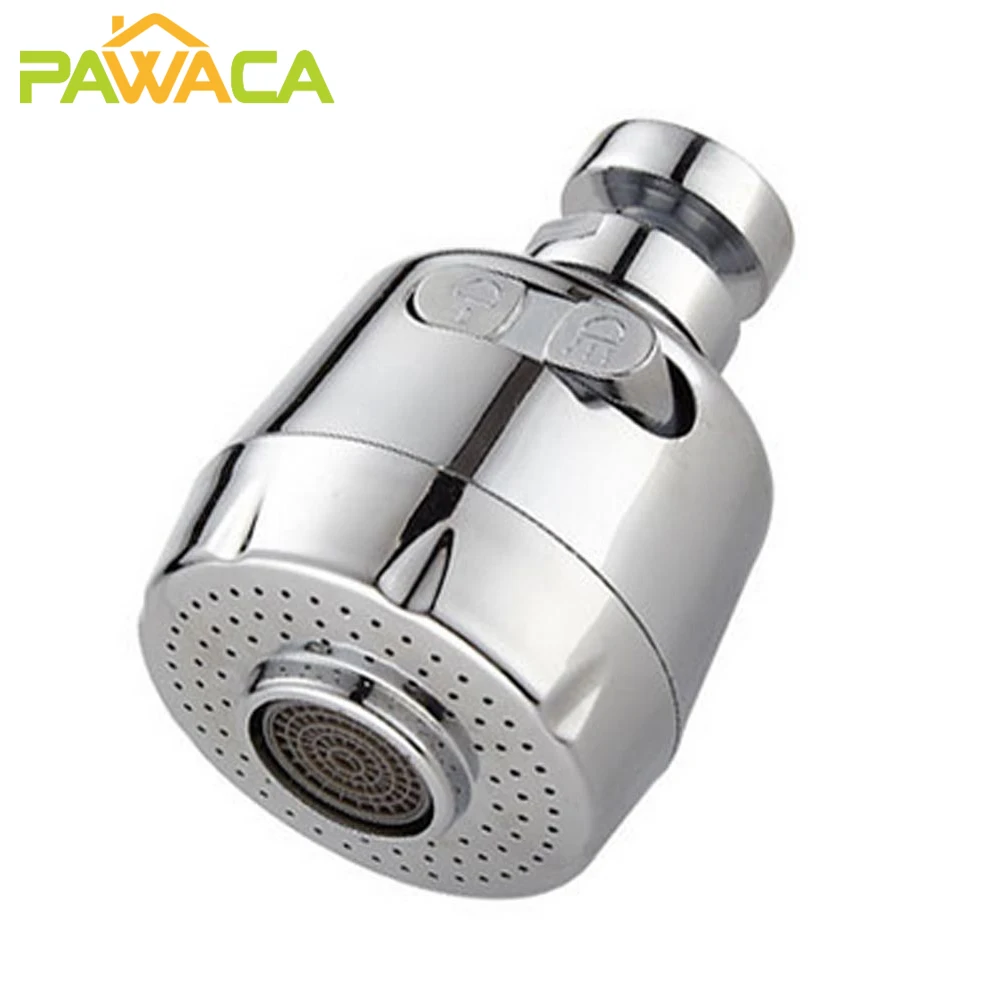 

360 Degree Rotating Faucet Sprayer Double Mode Water Saving Aerator Kitchen Faucet Extender for 22mm/24mm Thread Interface