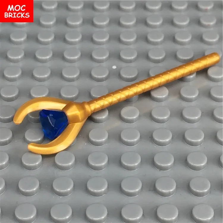 10 шт./партия набор строительных блоков MOC Utensil скипетр для фигурок 93252 камней 30153