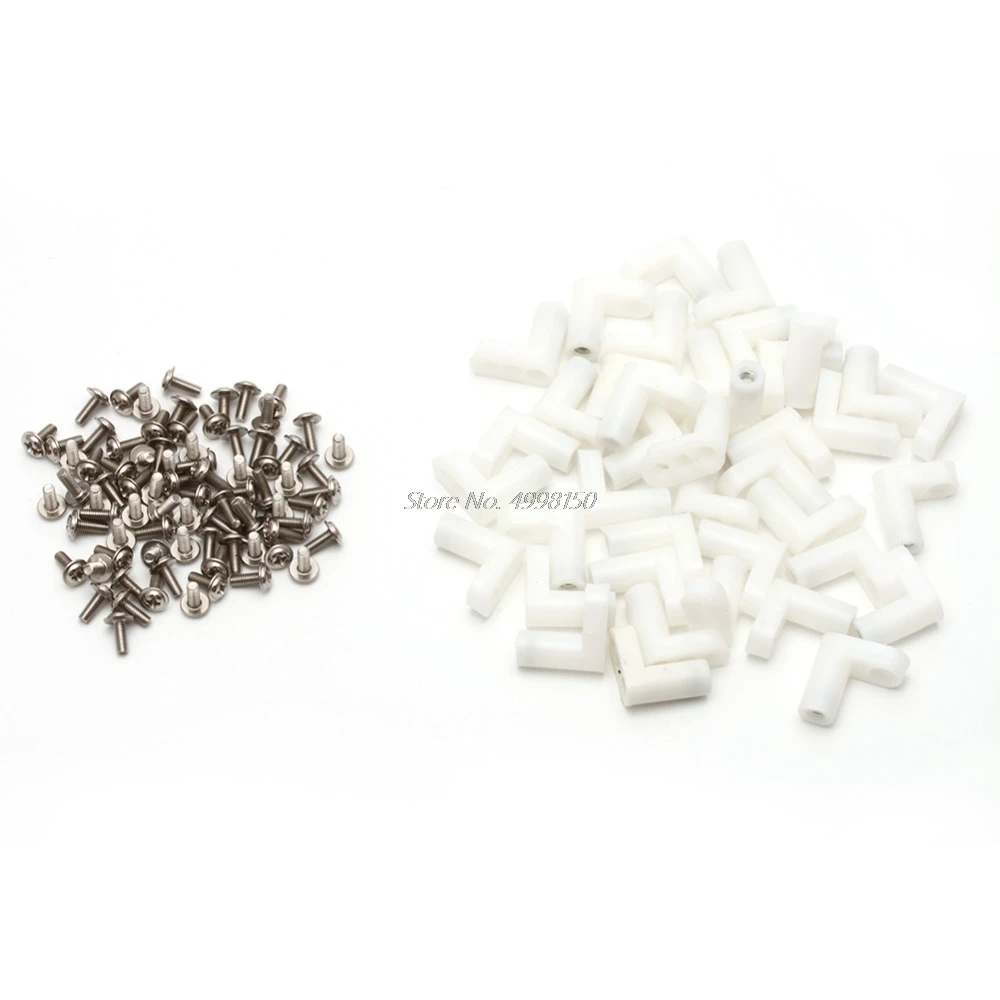 Прямая продажа оптом 40 шт./компл. L Тип PCB монтажные ножки с винтом для Аркада JAMMA MAME