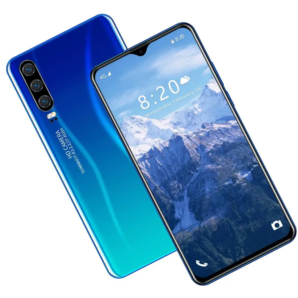

2020 P39 Pro 5G smart phone New MediaTek 8MP+16MP 8 128G 6.3-inch 4800mAh NFC WiFi HD LED screen three camera smart phone