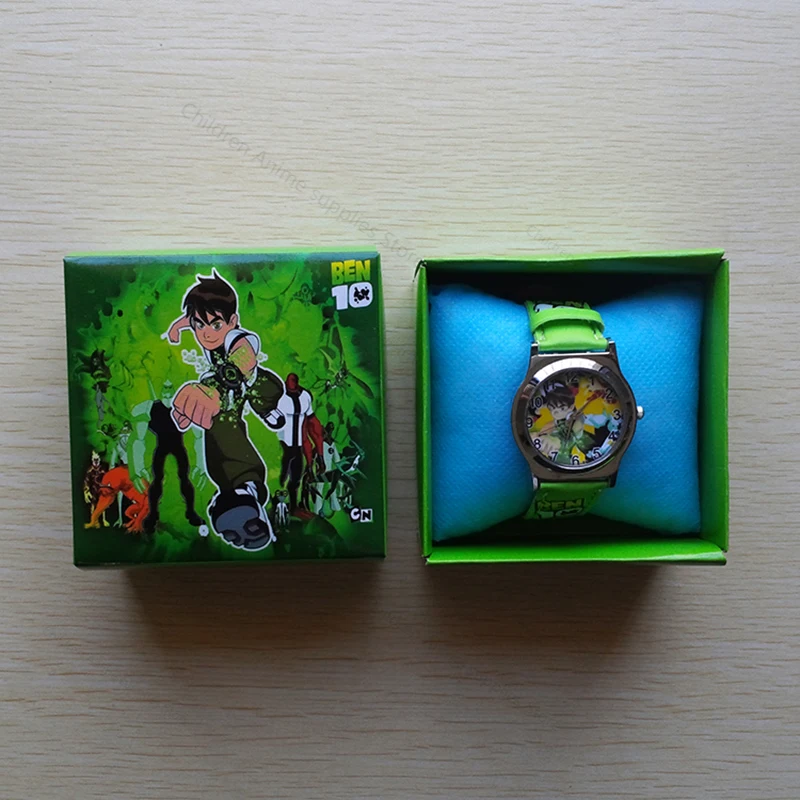 Часы наручные Ben 10 Мужские кварцевые Мультяшные аниме-фигурки в случайной