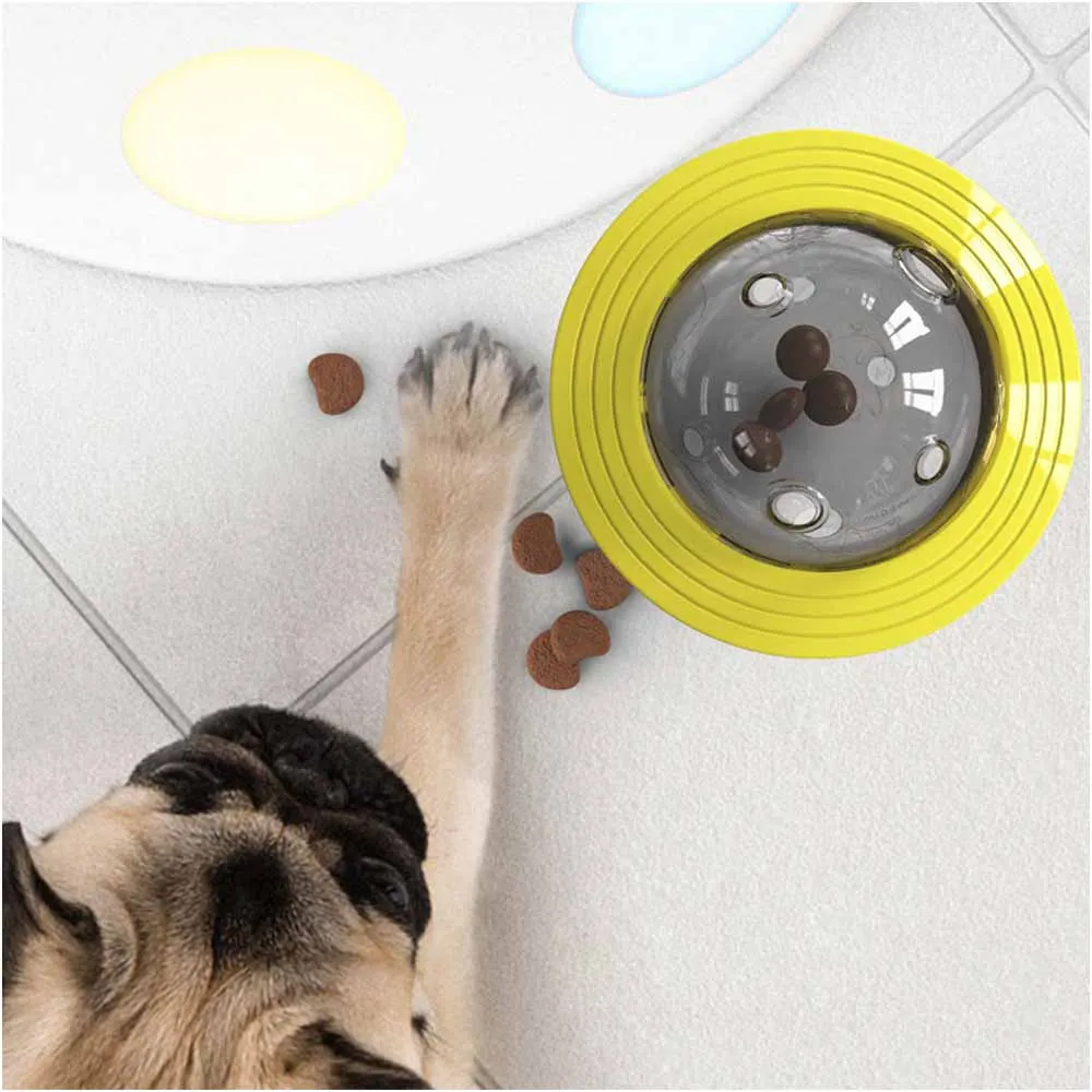 

Интерактивные игрушки для домашних животных, кошек и собак, игрушка-пазл с дозировкой еды для собак, играющих в гоню, жевательные изделия, ак...