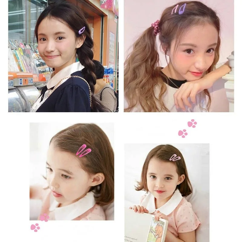 

Hair-Clips Colorful Bb-Clip Girls Candy Colors Hairpin Cute Kids Simple Style 50PCS/40PCS Headwear Children Accessories 3cm/5cm