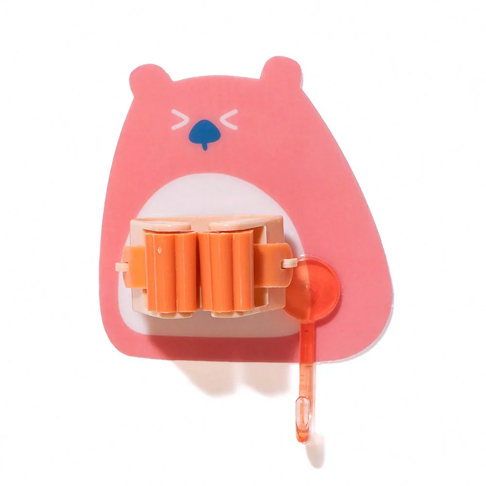 Милые Носки с рисунком медведя из мультика швабры пластиковые настенные