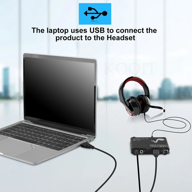 

Digital to Analog Audio Converter 192Khz 24Bit Audio Splitter DAC SPDIF Optical Toslink Coaxial to RCA 3.5mm for Ps4 TV