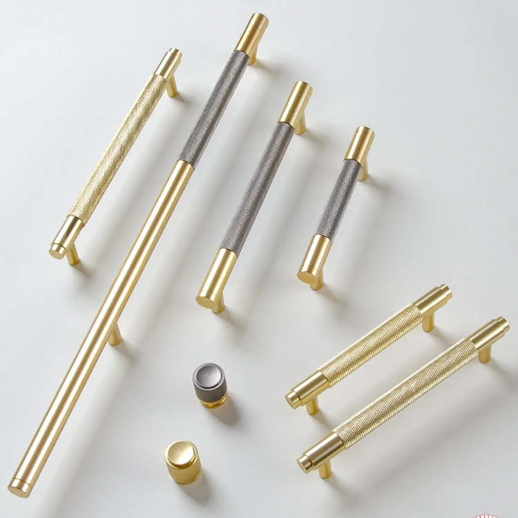 2 шт алюминиевый сплав/рифленые/текстурированные ручки и для кухонного шкафа