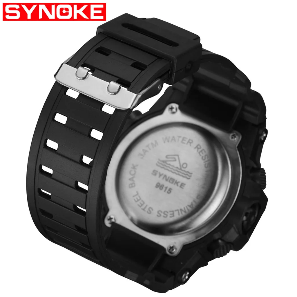 

Men's Big Dial Sport Watch Multi Function Luminous Electronic Watch Male waterproof built Military Wrist Clock Zegarek meski