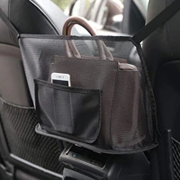 cardutiful car net pocket handbag holder multifunction mesh pocket organizer betwen seats seat back net bag ship from usa