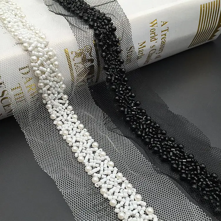 4 Ярда вышитый золотистый воротник искусственная африканская сетка кружевная