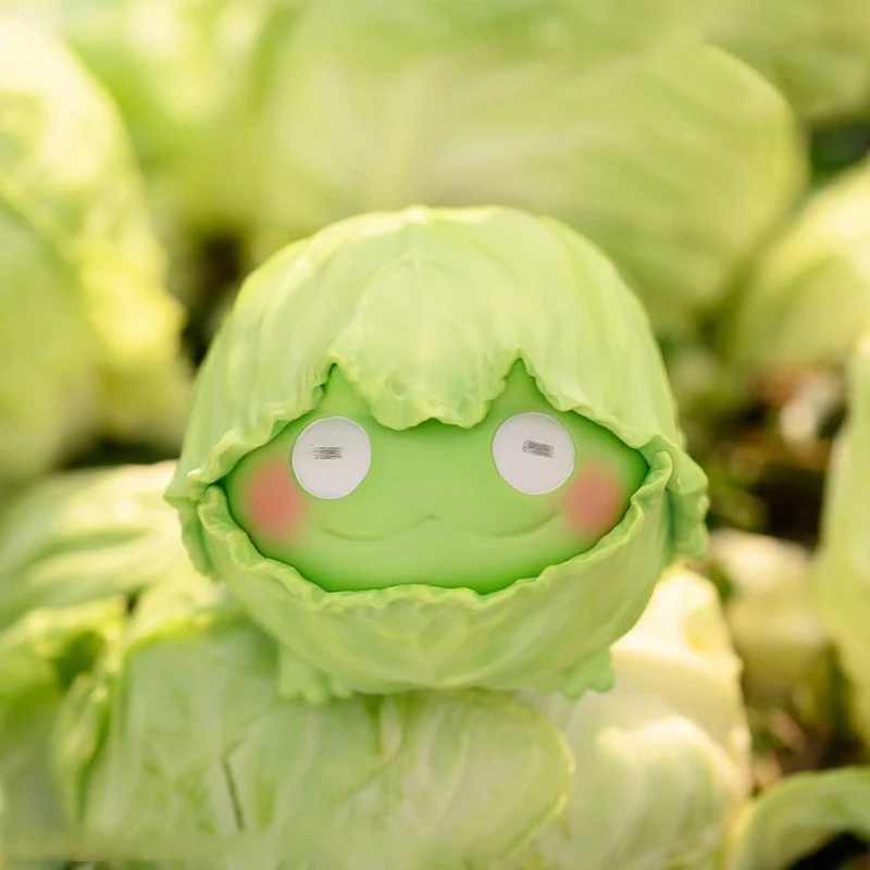

Vegetable Wild Vegetables Elf Cabbage Frog Random Box Best friends Anime Figures Toys Cartoon Cute Guess Bag Girl Birthday Gift