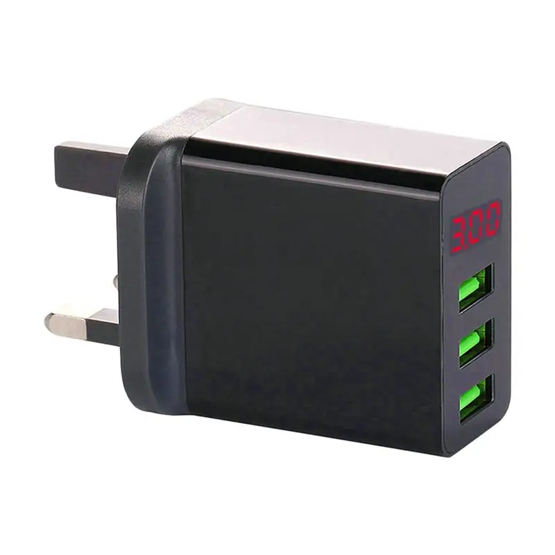 5V 3.1A цифровой дисплей 3 порта USB зарядное устройство для Samsung Xiaomi быстрый