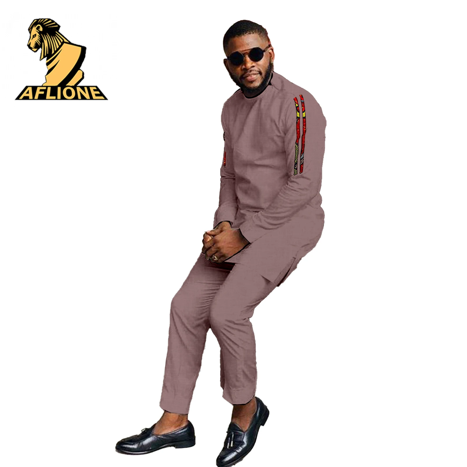 

Bazin's Men Rich Hippie Clothes With Wax For African 2021 Fashion Casual 2 Piece Set Colorful Dashiki Traditional American