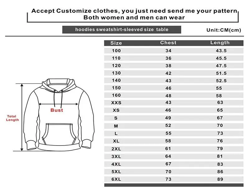 

2021 Spring And Autumn Hot Sale Unisex Sweatshirt 3D Printing Hoodie Pocket Men's Hooded Pullover Oversize