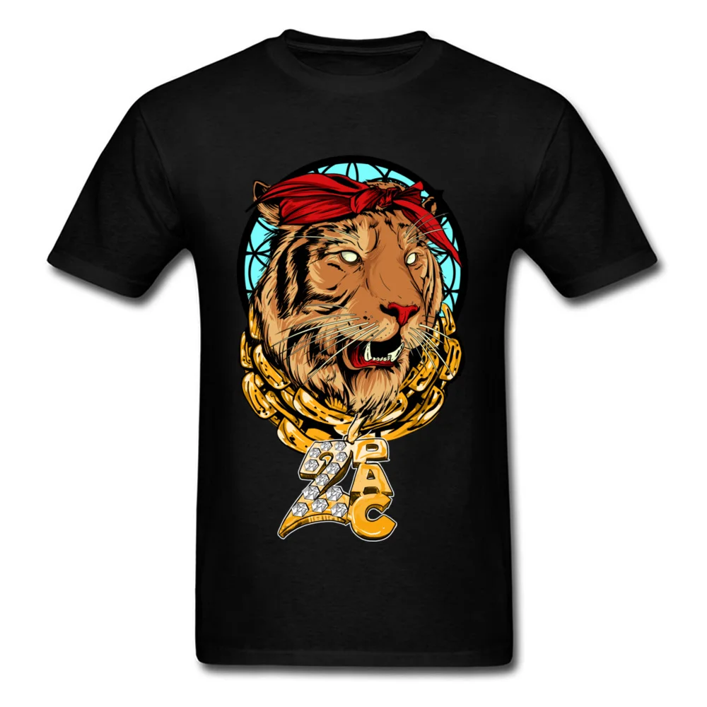 Забавная Мужская футболка с принтом тигра 2018 коротким рукавом хлопковая