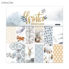 12 листов, самоклеющиеся бумажные наклейки с принтом лисы оленя для скрапбукинга, Diy бумажные наклейки, Happy Planner, создание карт, журнал