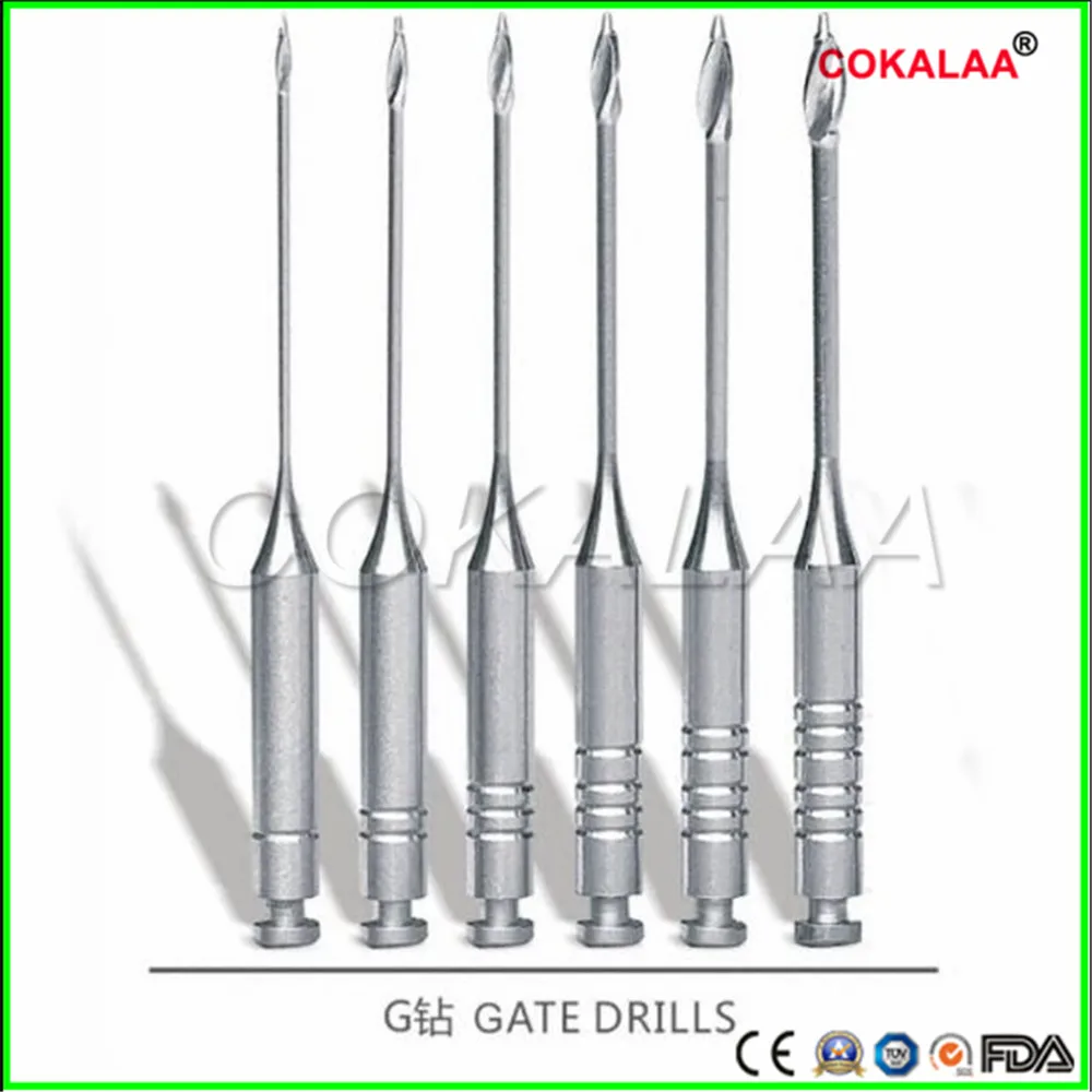 10 pack 32mm 1-6# Dental Endodontic files Reamers dental Drill Burs Gates drills Glidden Endo files gate Dental Materials
