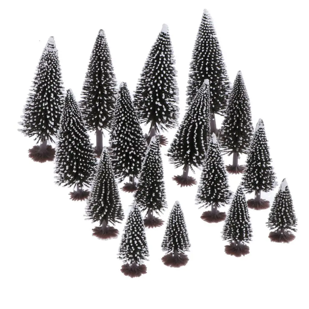 Модель 16x дерево пейзажа смешанный для модель железнодорожной железной дороги