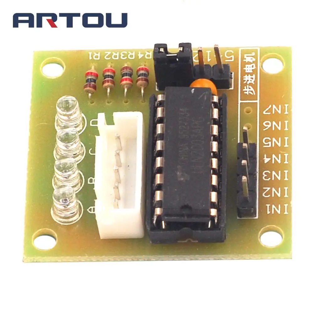 ULN2003 шаговый двигатель драйвер платы тестовый модуль для Arduino AVR SMD | Электронные