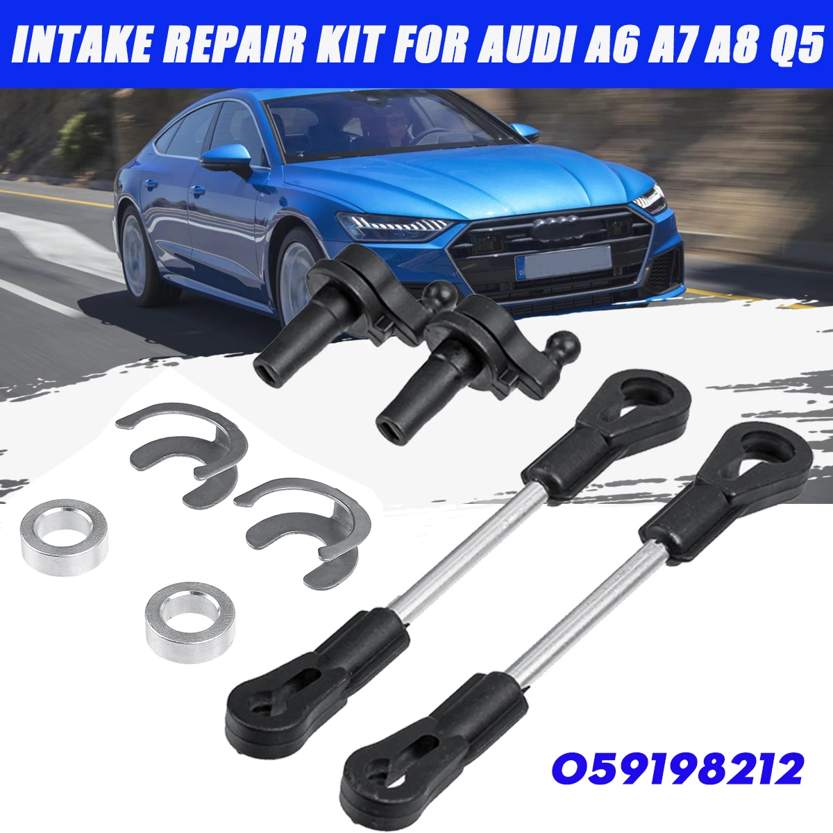 Комплект для ремонта впускного коллектора Audi A4 A5 A6 A7 A8 Q5 Q7 059198212 2 7 TDI 3 0