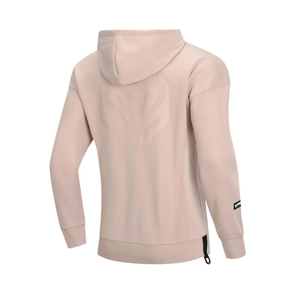 Li Ning Мужская баскетбольная толстовка с капюшоном из теплого флиса обычная