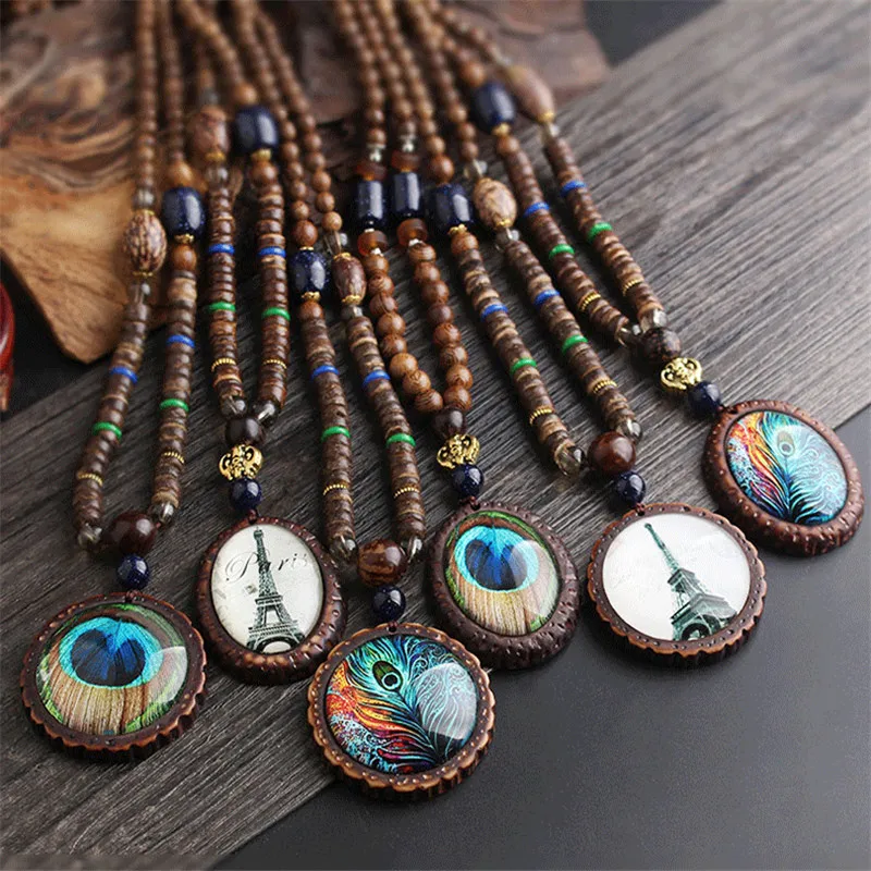 Непальское ожерелье ручной работы буддистское раньше и эффектные ювелирные