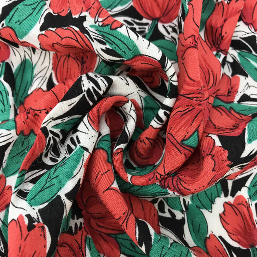 Женские платья с богемным принтом Vadim солнцезащитное платье лямкой на шее