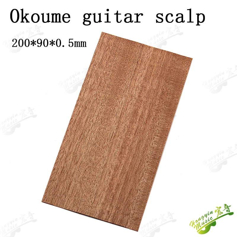 Гитара из зебрано красивая голова Zebrano шпон твердой древесины аксессуары для