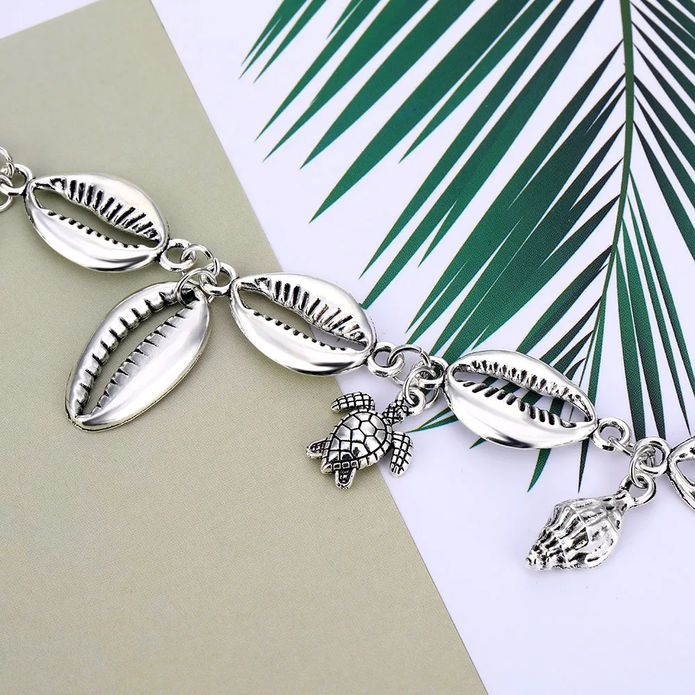 Новинка 2020 года. Женские браслеты в стиле бохо с подвеской виде черепахи.